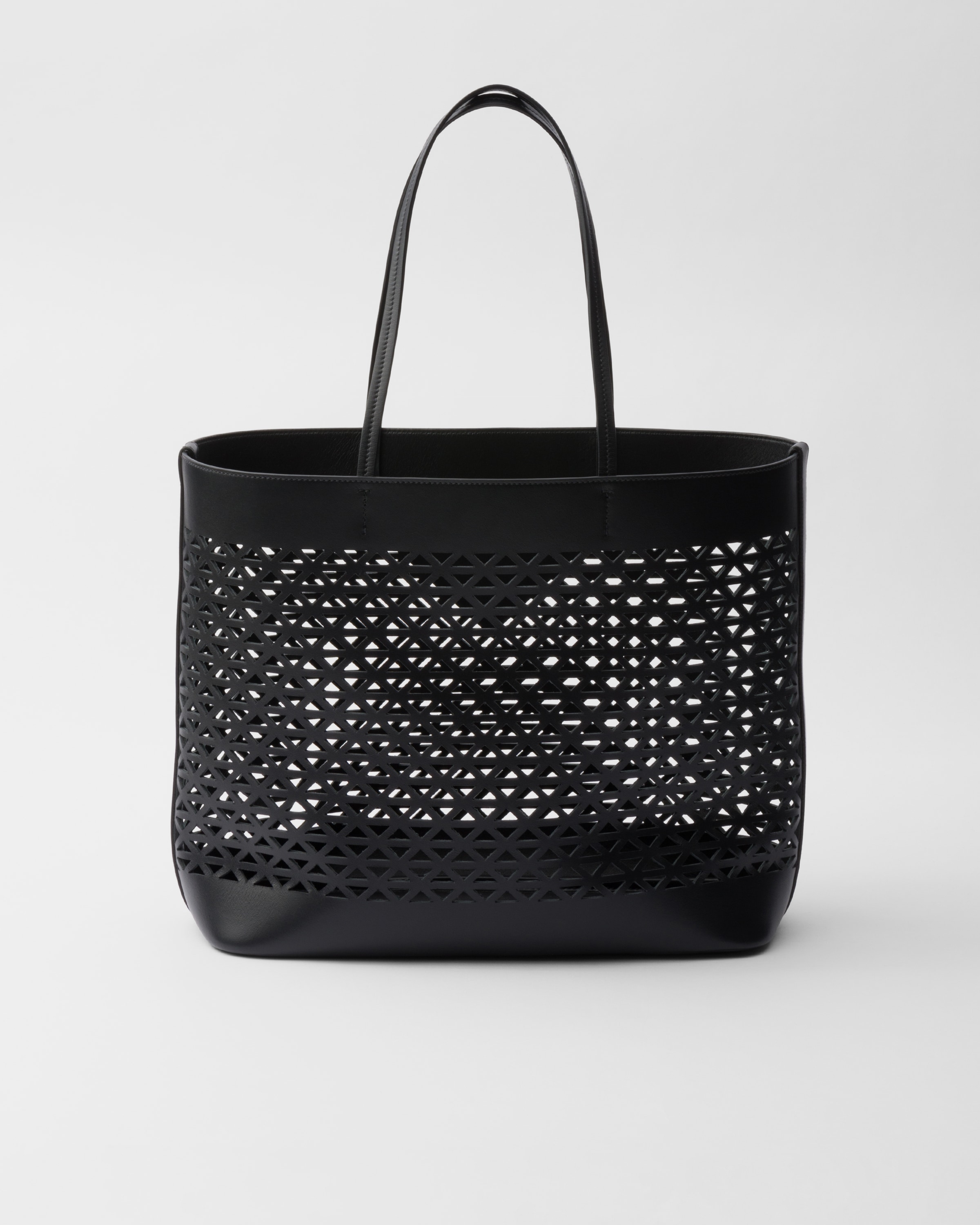 PRADA Large perforated leather tote bag 1BG503_2CY4_F0002_V_OOO