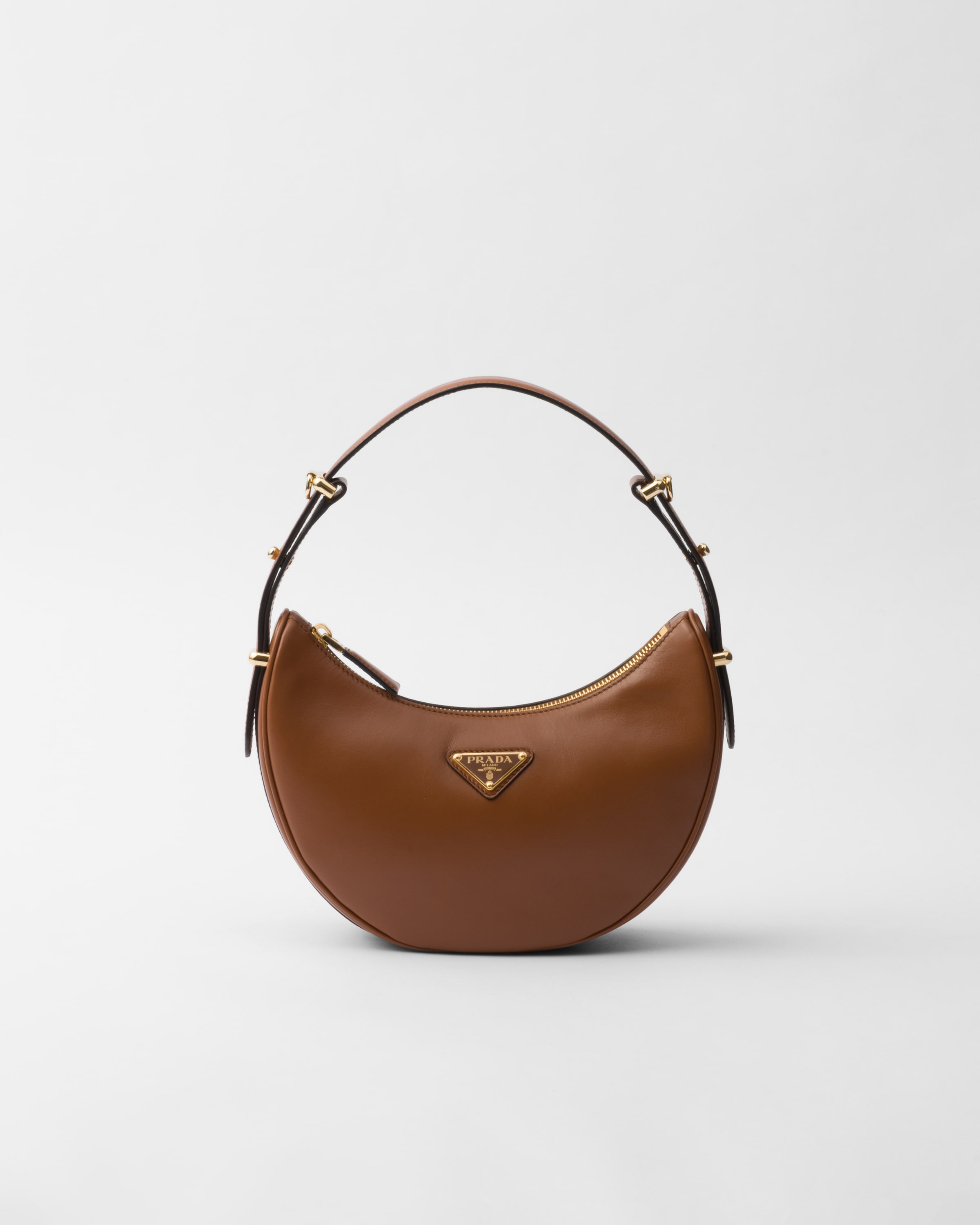 PRADA Arqué leather shoulder bag 1BC194_ASK_F0XUG_V_OOO