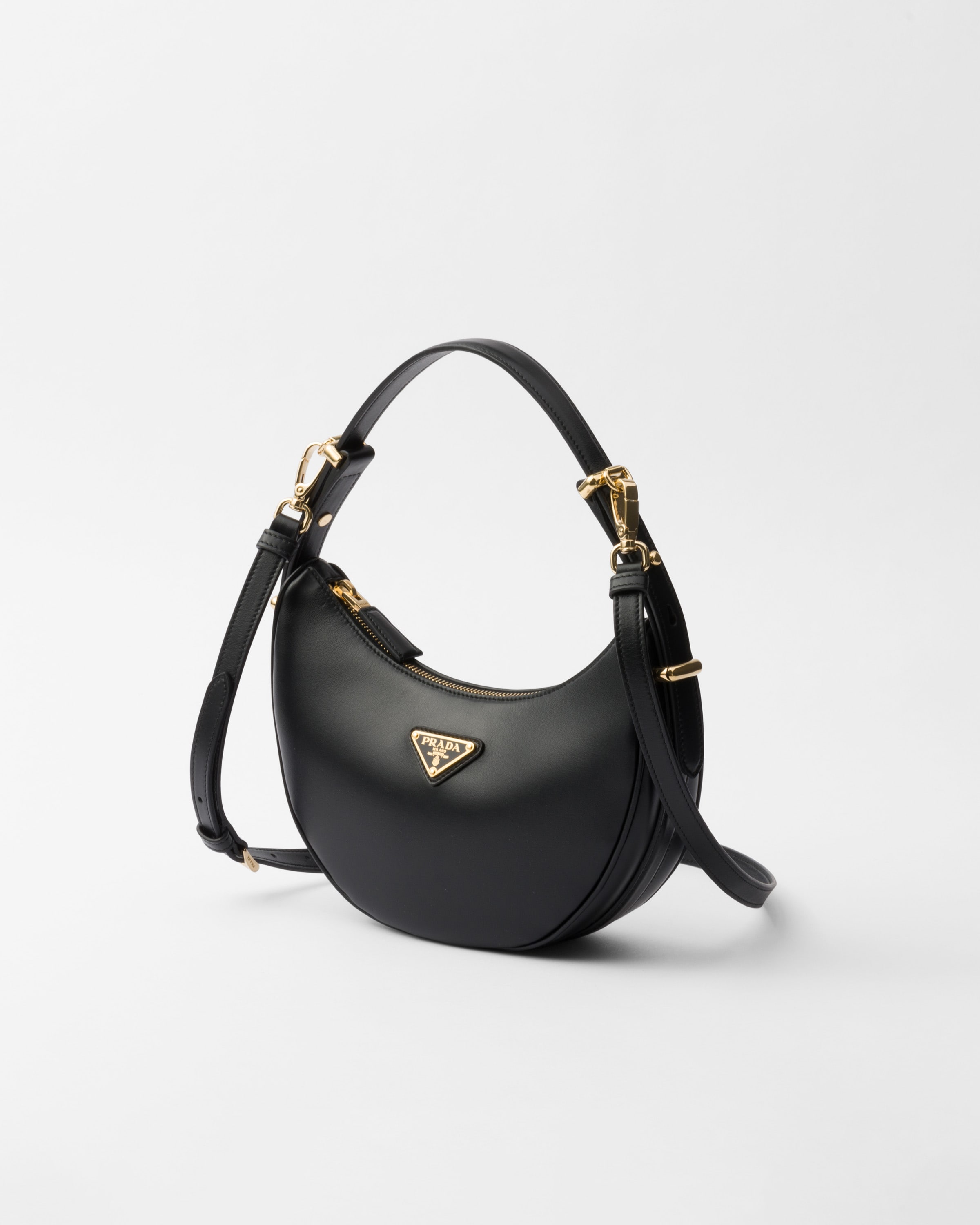 PRADA Arqué leather shoulder bag 1BC194_ASK_F0002_V_OOO