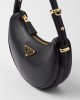 PRADA Arqué leather mini shoulder bag 1BC199_ASK_F0002_V_OOO