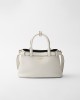 PRADA Buckle small leather handbag with double belt 1BA418_2CYS_F0G3Z_V_OOO