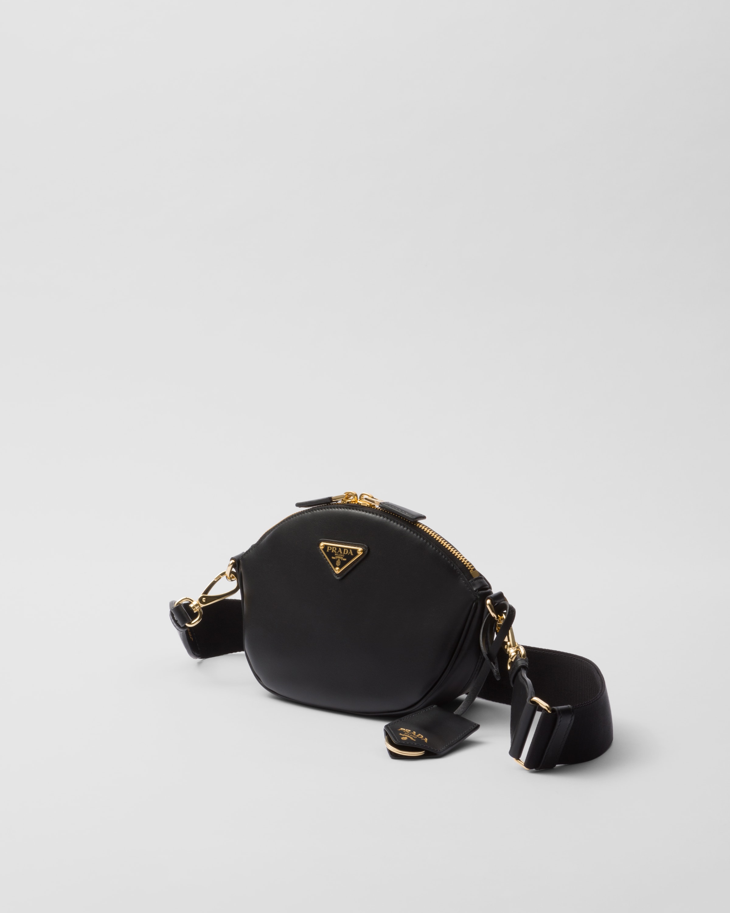 PRADA Leather mini shoulder bag 1BH212_2AIX_F0002_V_NVM