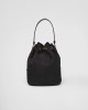 PRADA Duet Re-Nylon and brushed bucket bag 1BH038_R789_F0002_V_UOM