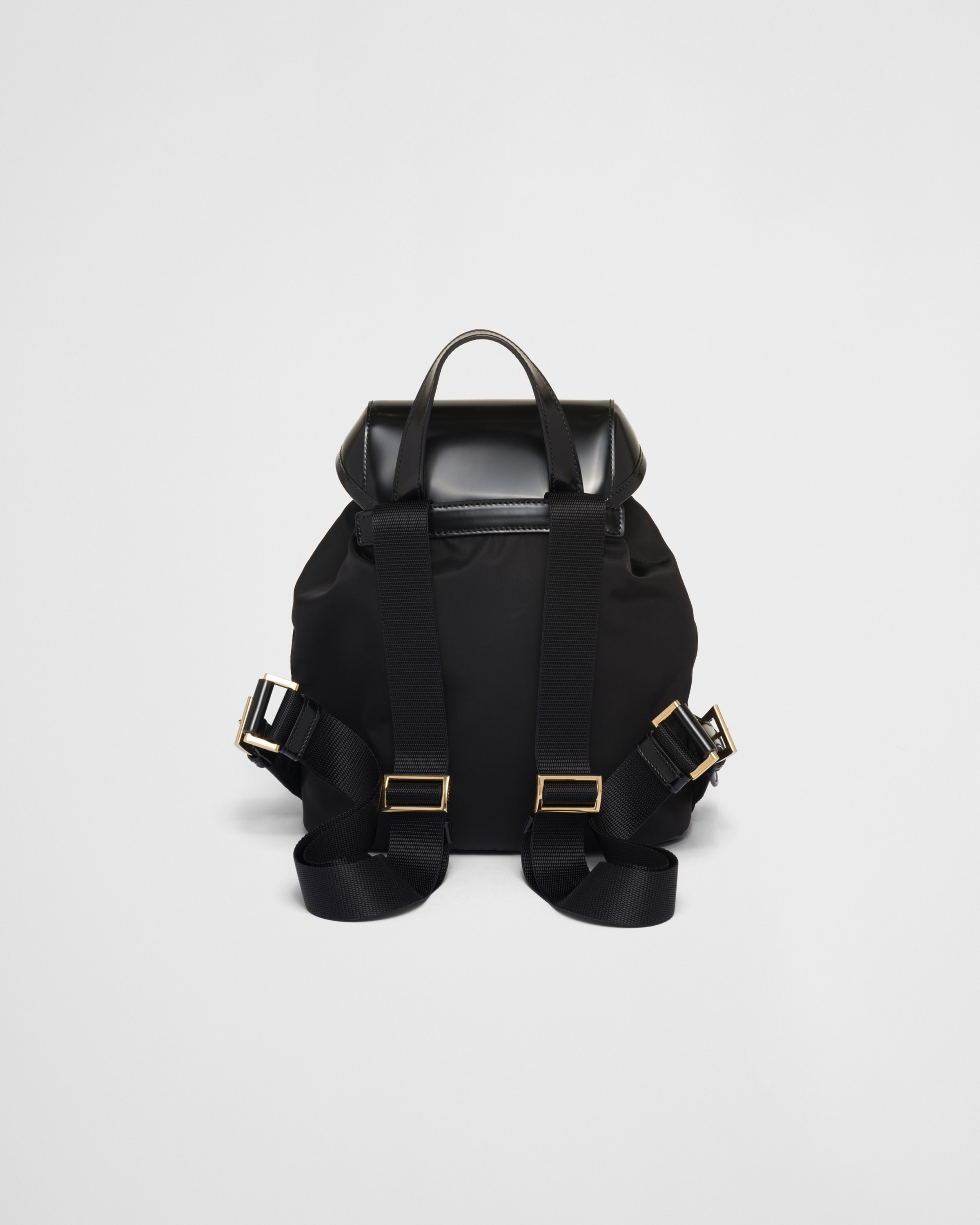 PRADA Medium Re-Nylon and brushed leather backpack 1BZ074_R789_F0002_V_OOM