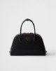 PRADA Large Re-Nylon and leather top-handle bag 1BB119_2C02_F0002_V_OOO