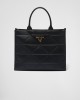 PRADA Large leather Symbole bag with topstitching 1BA377_ASK_F0002_V_OCO