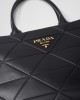 PRADA Large leather Symbole bag with topstitching 1BA377_ASK_F0002_V_OCO