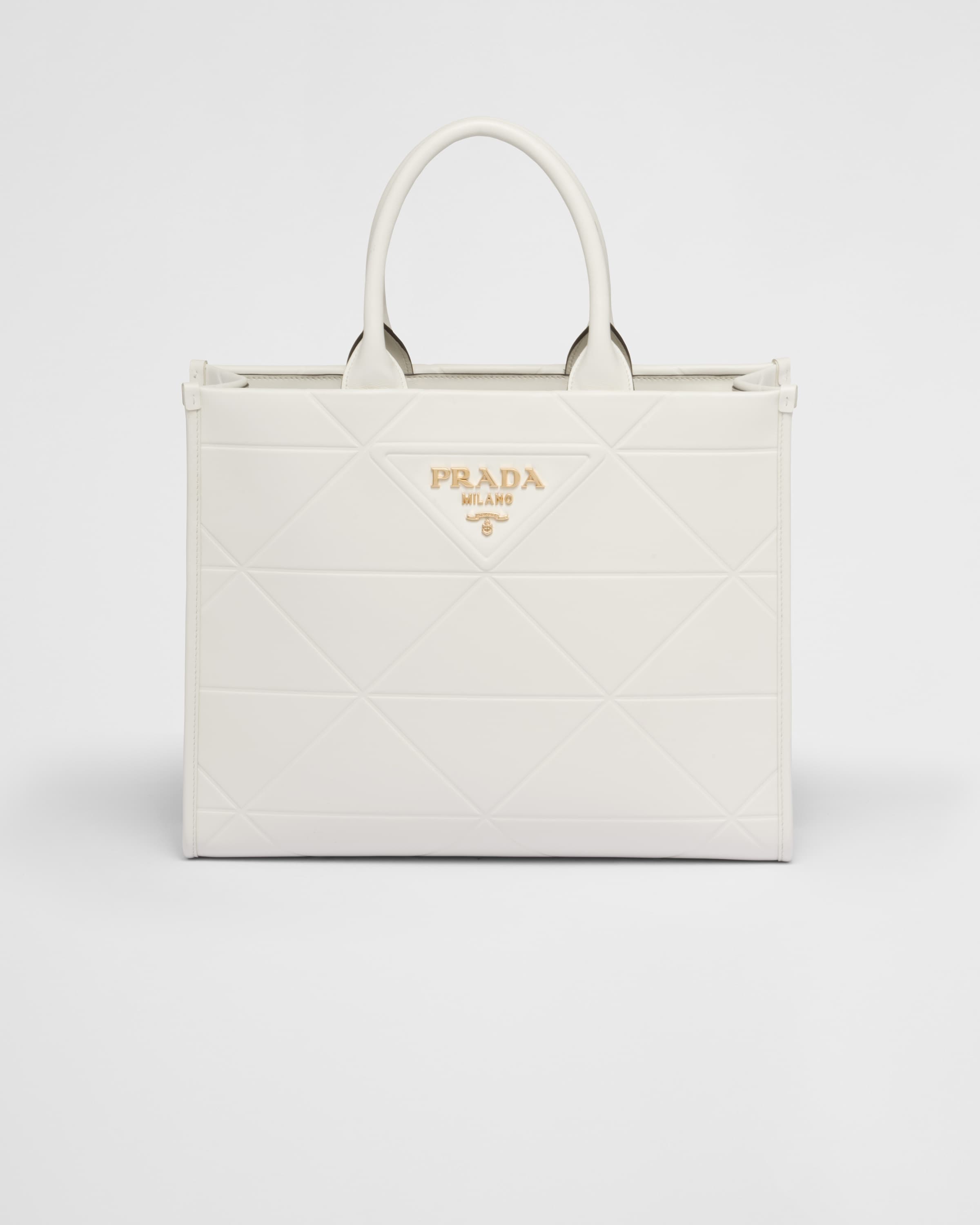 PRADA Medium leather Symbole bag with topstitching 1BA378_ASK_F0009_V_OCO