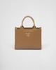 PRADA Mini Symbole leather bag with stitching 1BA396_ASK_F03OE_V_OCO