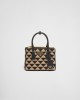 PRADA Symbole embroidered fabric mini bag 1BA906_2FKL_F0Y30_V_FOM