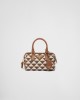 PRADA Symbole embroidered fabric top-handle bag 1BB846_2FKL_F0I0U_V_XOO