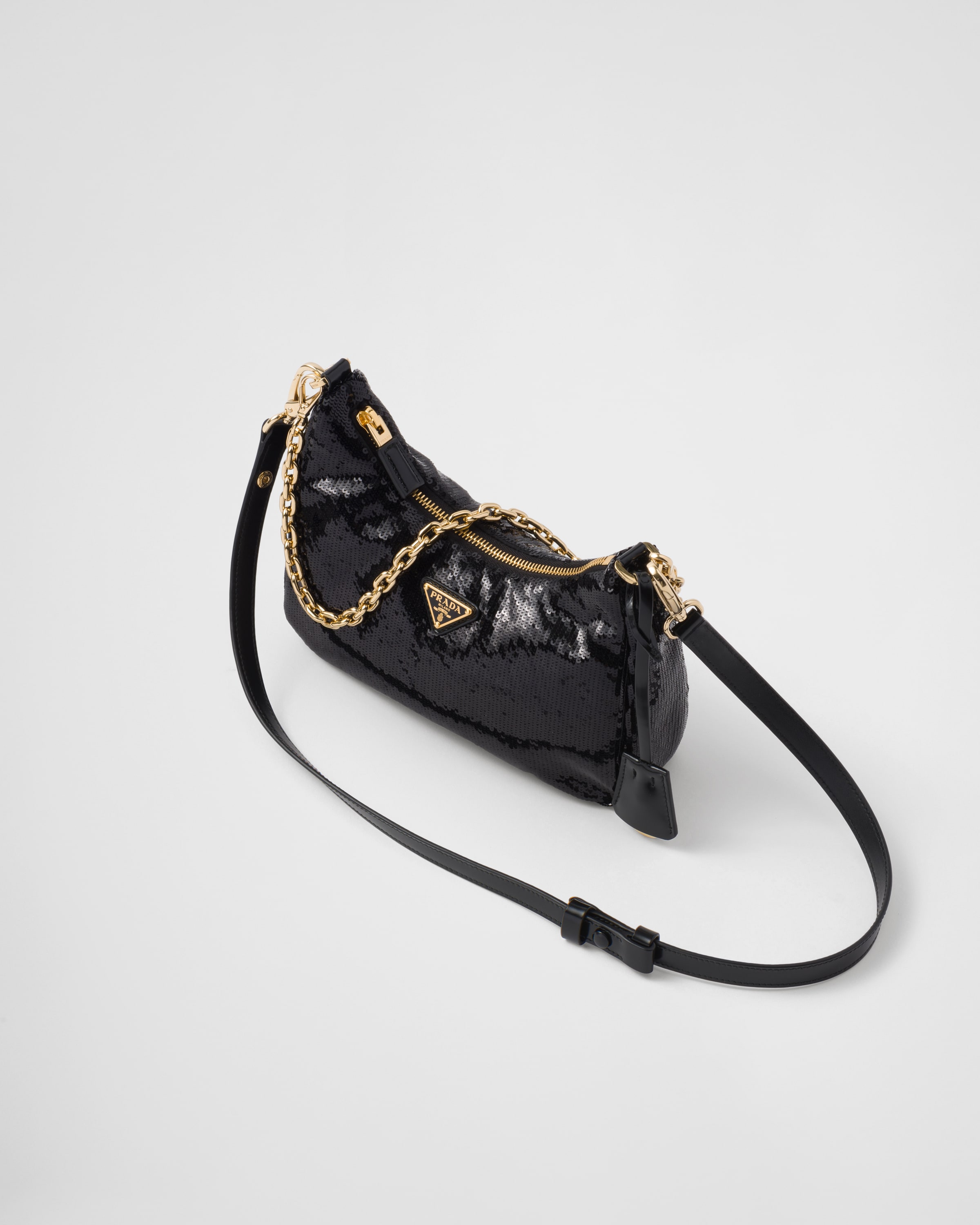 PRADA Re-Edition Re-Nylon and sequin mini-bag 1BC204_2CXF_F0002_V_JOO