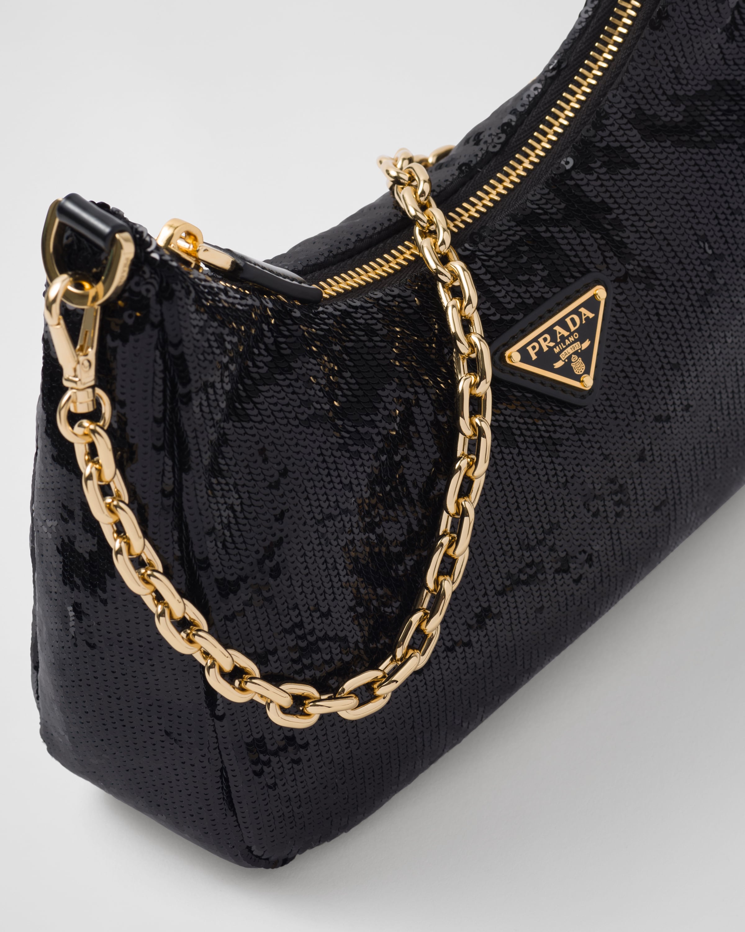 PRADA Re-Edition Re-Nylon and sequin mini-bag 1BC204_2CXF_F0002_V_JOO