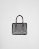 PRADA Galleria satin mini-bag with crystals 1BA906_2AWL_F063R_V_EOY