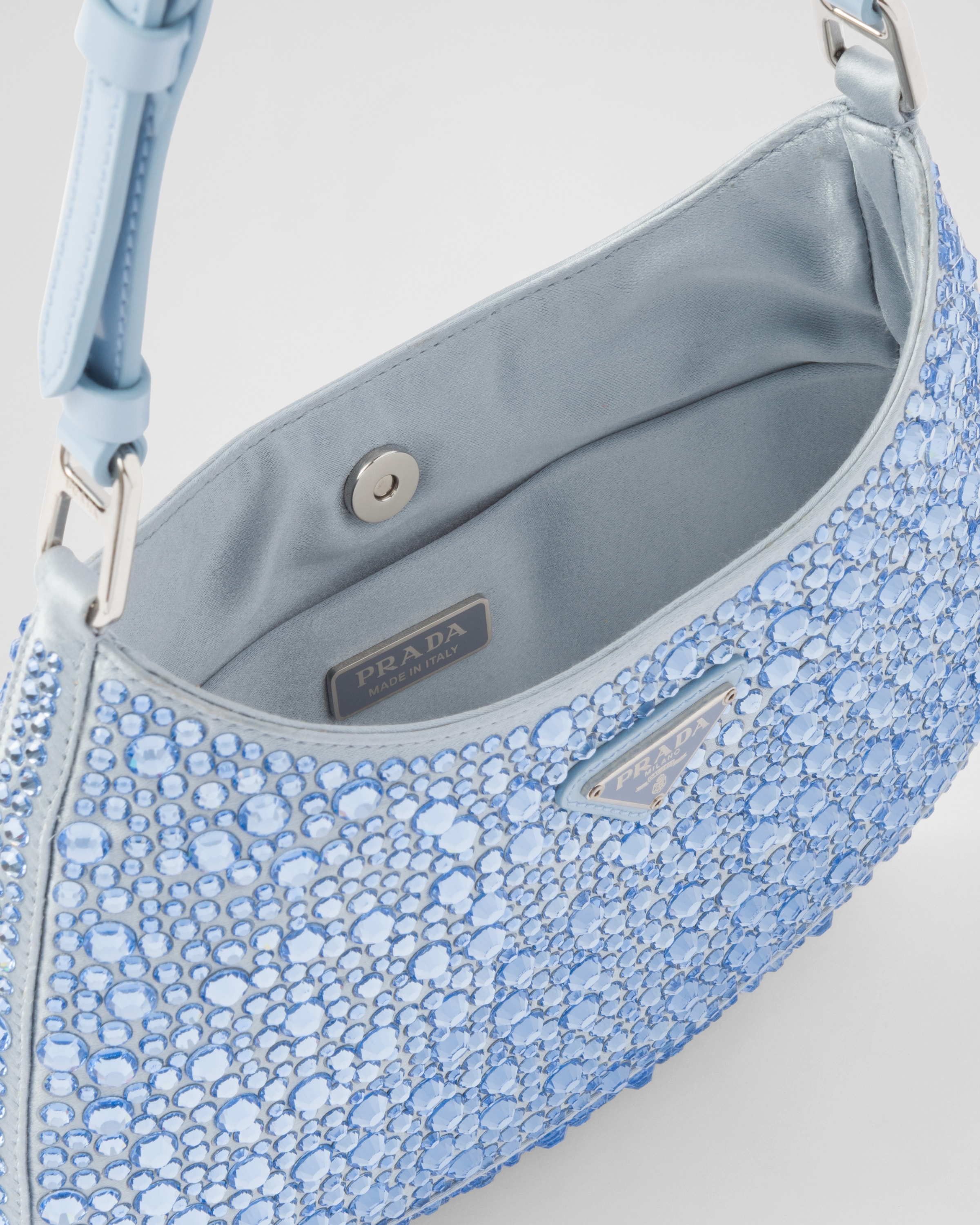 PRADA Cleo satin bag with crystals 1BC169_2AWL_F0076_V_HOO