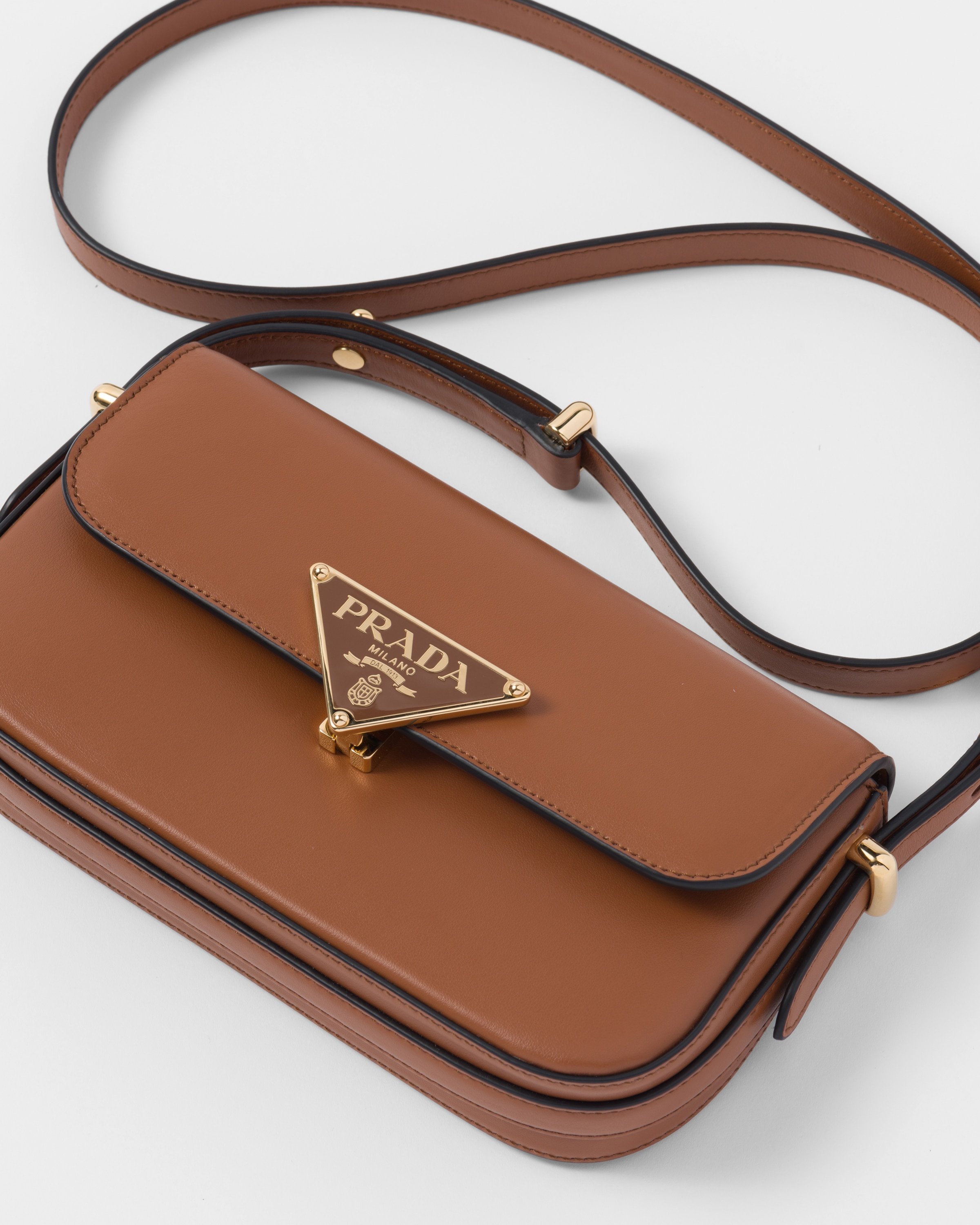 PRADA Leather shoulder bag 1BD339_ASK_F0XUG_V_MTO