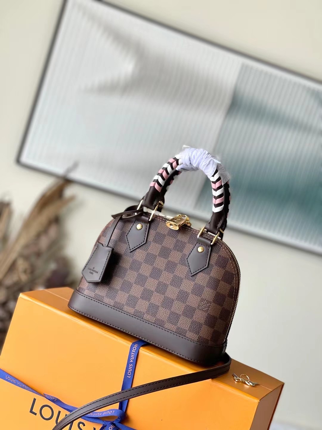 Louis Vuitton N40447 Braided Alma BB