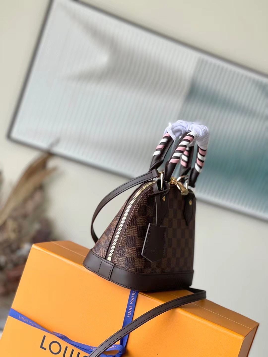 Louis Vuitton N40447 Braided Alma BB