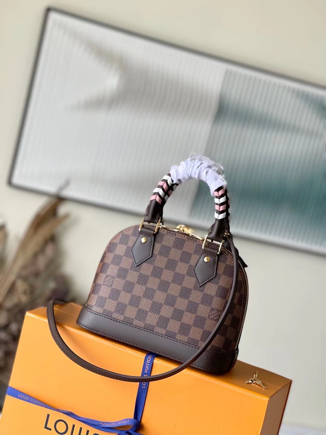 Louis Vuitton N40447 Braided Alma BB