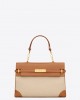 YSL manhattan top handle in canvas and leather bags 788283FAC7T9856