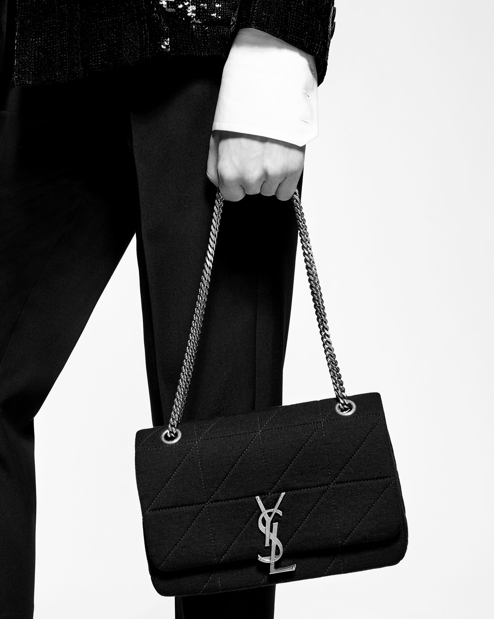 YSL jamie medium in jersey bags 6348202F9271000