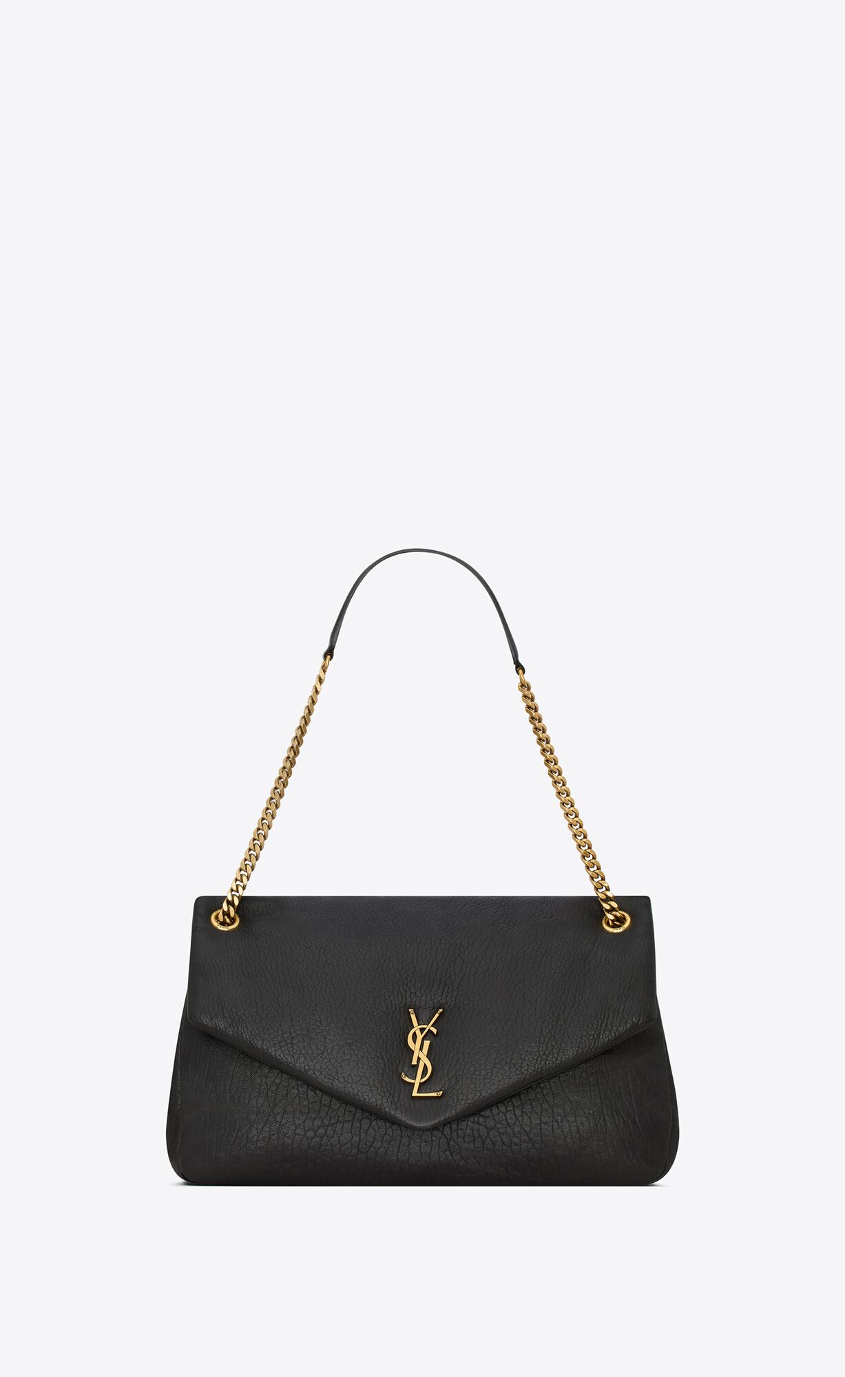 YSL calypso large in grained lambskin bags 777399AACYT1000