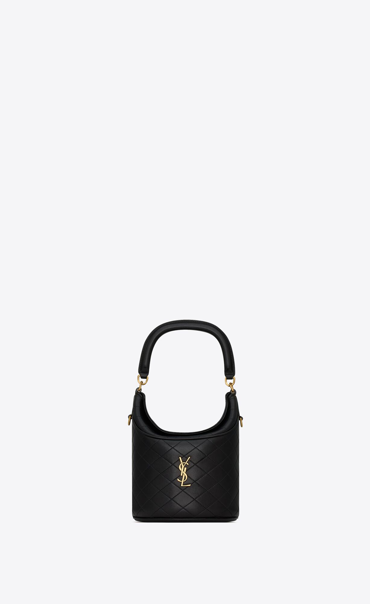 YSL gaby bucket bag in lambskin bags 7639611EL071000