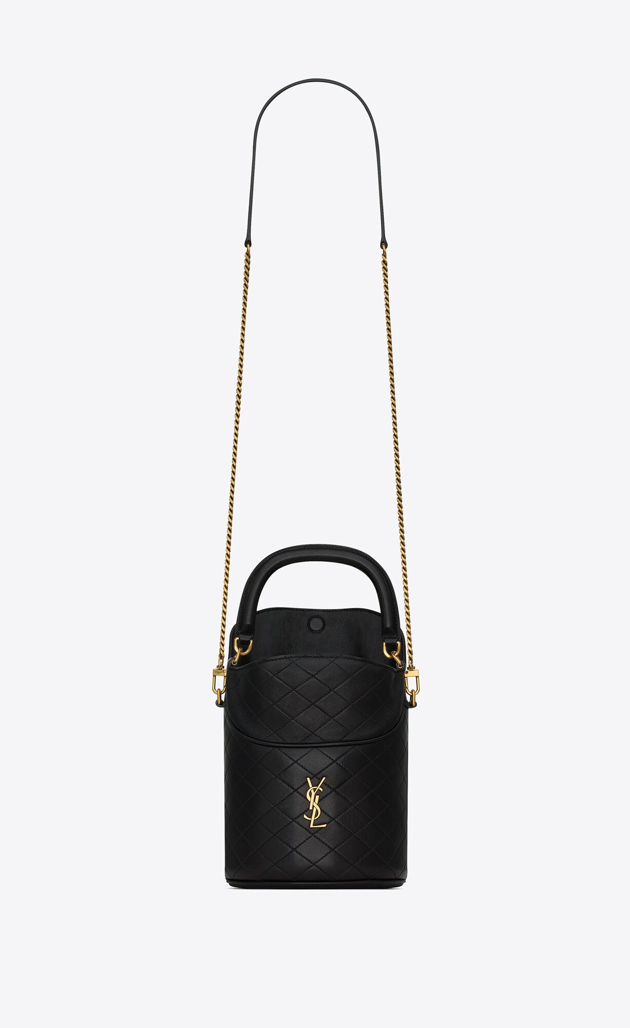 YSL gaby bucket bag in lambskin bags 7639611EL071000