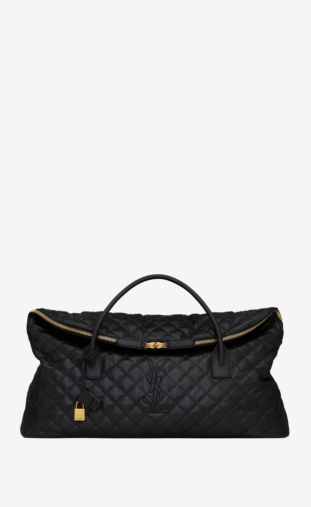 YSL es giant travel bag in quilted leather bags 736009AABK91000