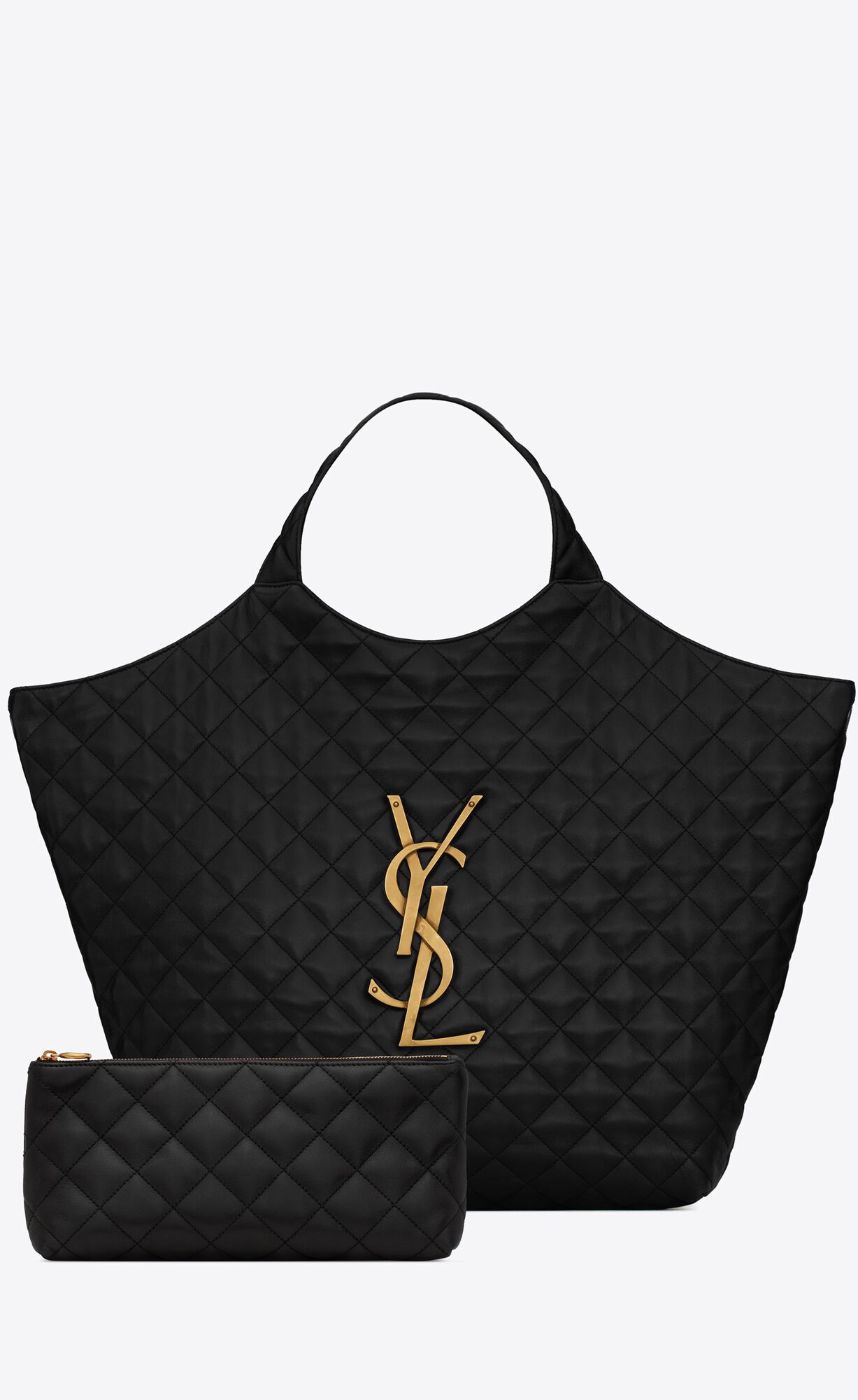 YSL icare maxi shopping bag in quilted lambskin bags 698651AAANG1000