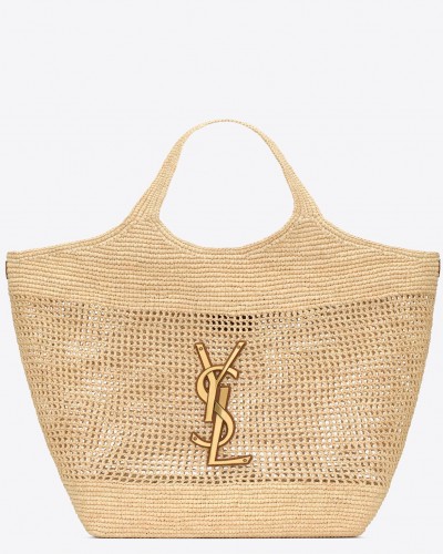 YSL icare in raffia bags 772191GAAEK2063