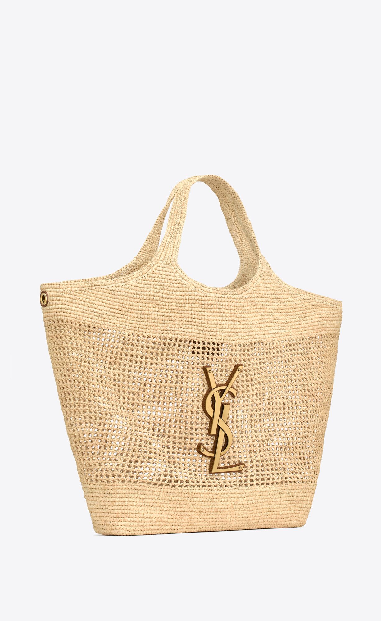 YSL icare in raffia bags 772191GAAEK2063