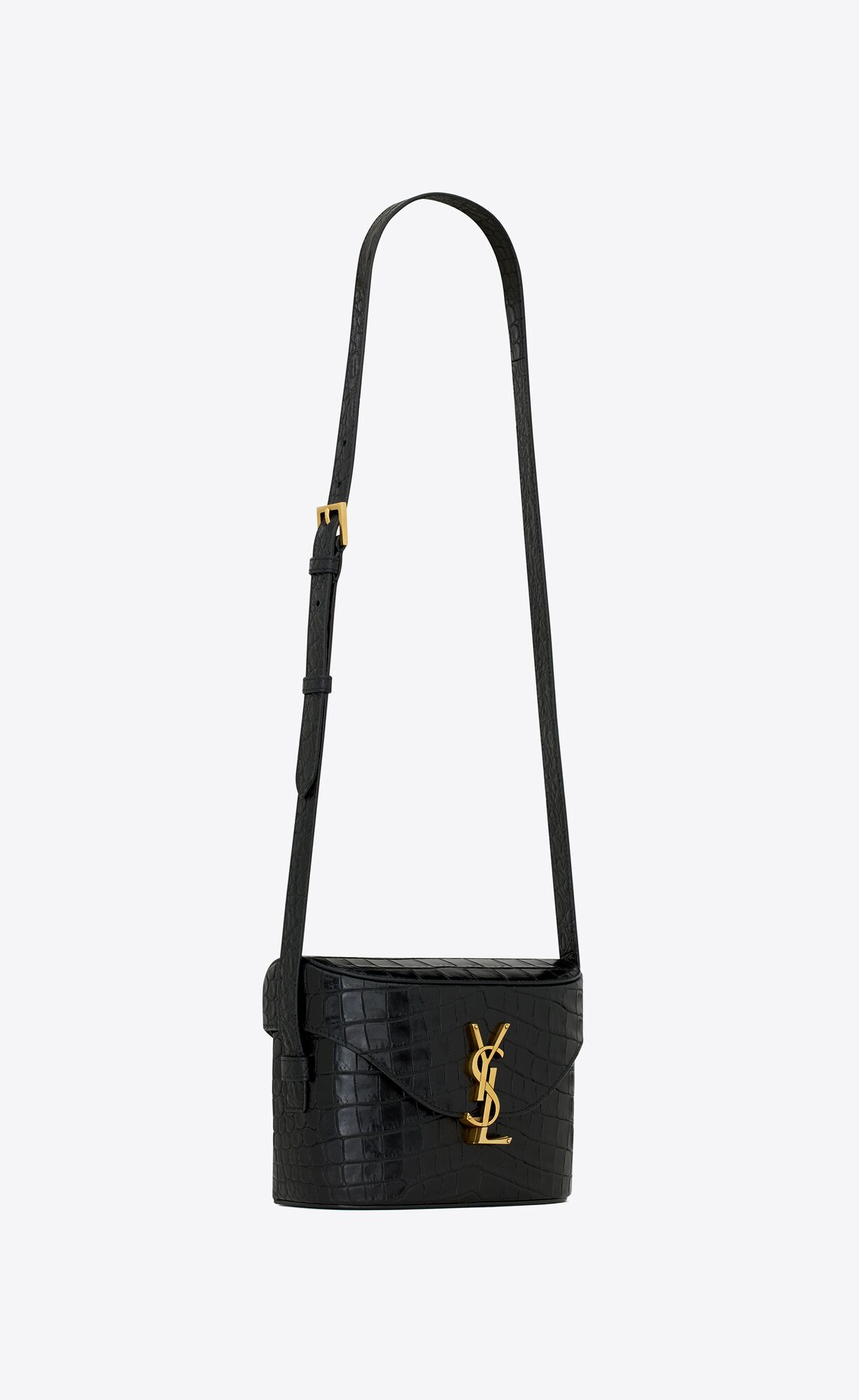 YSL june box bag in crocodile-embossed leather bags 728606AAAOH1000