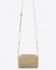 YSL gaby zipped pouch in quilted suede bags 7336671U8072638