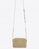 YSL gaby zipped pouch in quilted suede bags 7336671U8072638