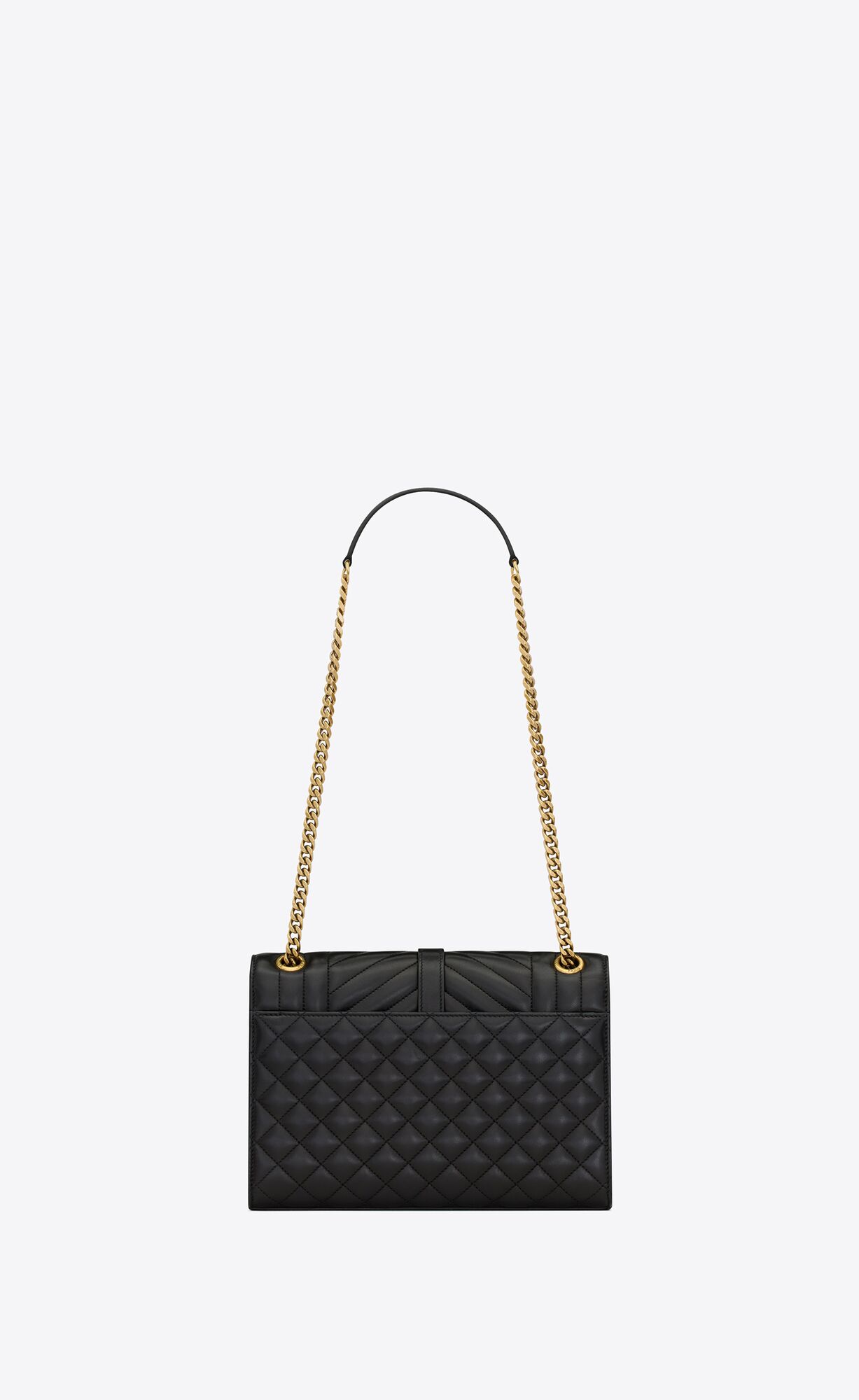 YSL envelope medium in matelassé lambskin bags 600185AACT71000