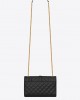 YSL envelope small in quilted grain de poudre embossed leather bags 600195BOW911000