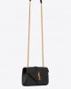 YSL envelope small in quilted grain de poudre embossed leather bags 600195BOW911000