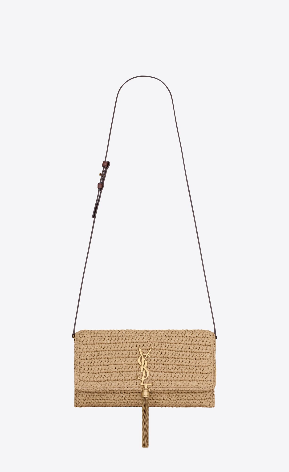 YSL kate 99 tassel in raffia bags 604276GG6AW7072