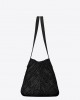 YSL panier small in raffia and vegetable-tanned leather bags 751240GAADP1000