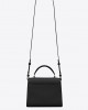 YSL cassandra mini top handle bag in grain de poudre embossed leather bags 623930BOW0W1000