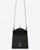 YSL cassandra mini top handle bag in grain de poudre embossed leather bags 623930BOW0W1000