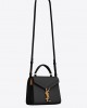 YSL cassandra mini top handle bag in grain de poudre embossed leather bags 623930BOW0W1000