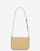 YSL solferino medium in raffia and vegetable-tanned leather bags 751506GAABN2080