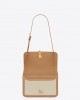 YSL solferino medium in canvas and vegetable-tanned leather bags 634305FABE69066