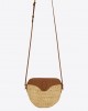 YSL le cœur in raffia and vegetable-tanned leather bags 742094GAABN2080