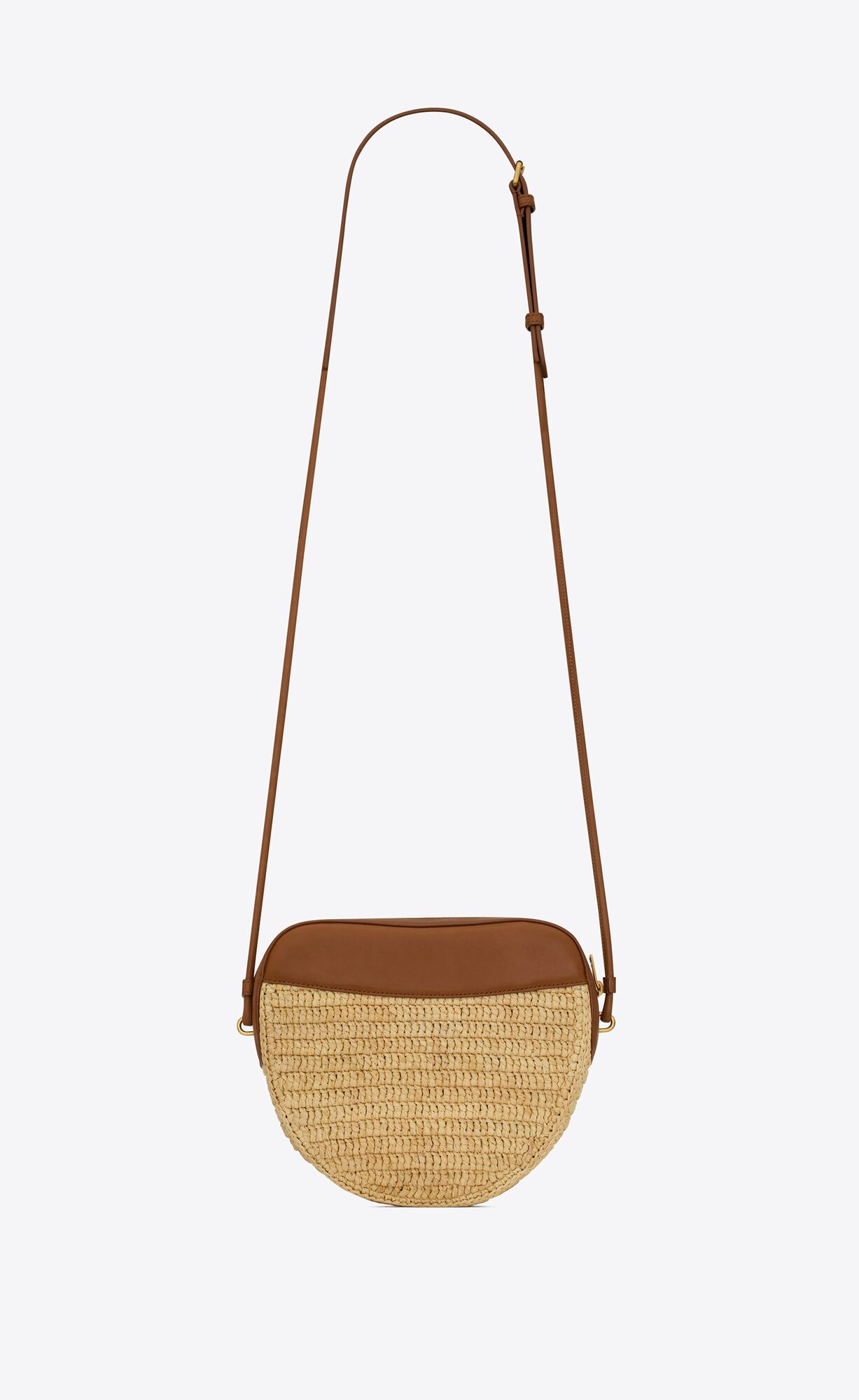 YSL le cœur in raffia and vegetable-tanned leather bags 742094GAABN2080