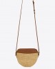 YSL le cœur in raffia and vegetable-tanned leather bags 742094GAABN2080