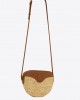 YSL le cœur in raffia and vegetable-tanned leather bags 742094GAABN2080