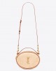 YSL camera bag in raffia and vegetable-tanned leather bags 744579FABZ39998